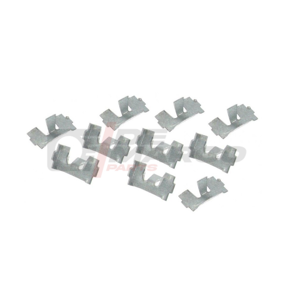 Clips pour fixation des moulures de marchepied 18mm, Coccinelle de 08/1966 à 07/1970 (10pcs)