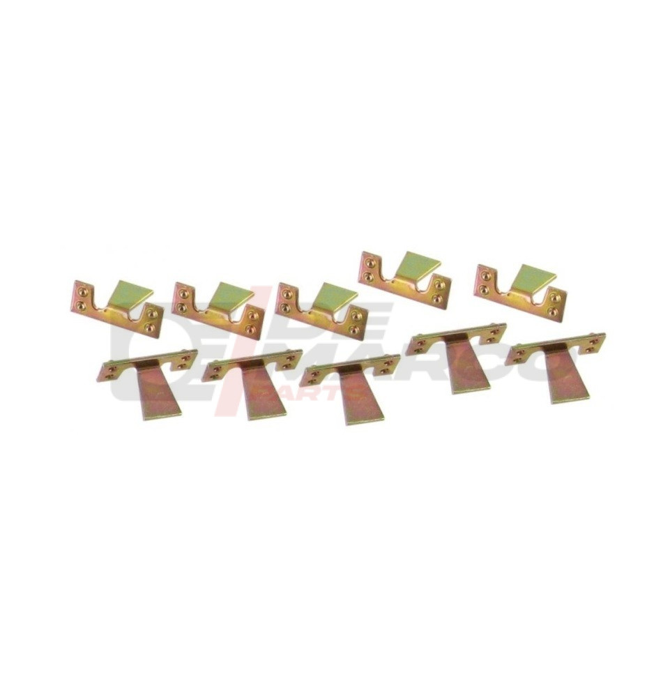 Clips pour fixation des moulures de marchepied 9mm, pour Coccinelle , Coccinelle à partir de 08/1970 (10pcs)