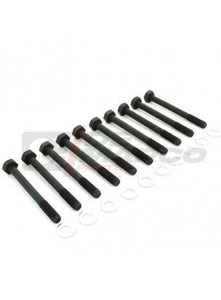 Set de 10 Boulons de Fixation Culasse Renault 4 956-1108cc, R5, R6...