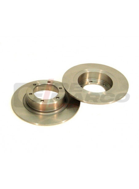 Front brake disc pair for classic Citroen