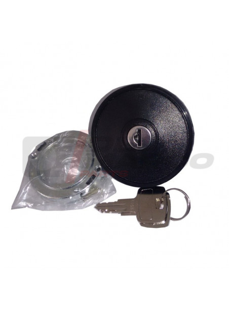 Black locking fuel cap with ring for Citroen 2CV, Dyane, Mehari, Ami 6/8, DS