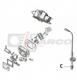 NGK spark plug for Citroen 2CV, Dyane, Mehari, Ami 6/8