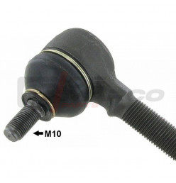 Left outer tie rod end for Volkswagen classic vehicles. Left hand thread M10.