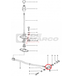 BOITE DE VITESSES - JOINT DE COMMANDE 08/63..., T2 08/67-07/79