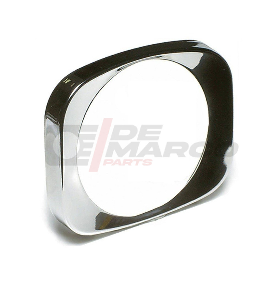 Headlight stainless steel ring, for Citroen Dyane up to 1978, Acadiane, Mehari old model