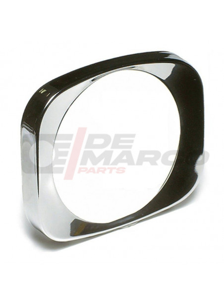 Headlight stainless steel ring, for Citroen Dyane up to 1978, Acadiane, Mehari old model