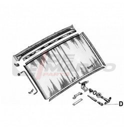 Set de 3 barillets de serrure pour Citroën 2CV