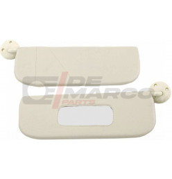 Sun visor (1 pair) beige for Renault 4