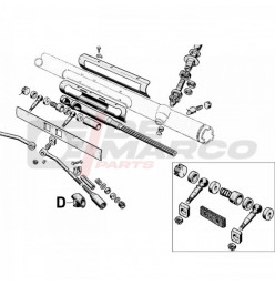 Soufflet rotule de direction pour Citroën 2CV, Dyane, Mehari, Ami 6/8