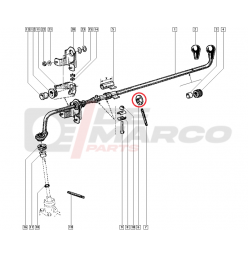 Anneau en caoutchouc commande levier de vitesses Renault 4 et R6