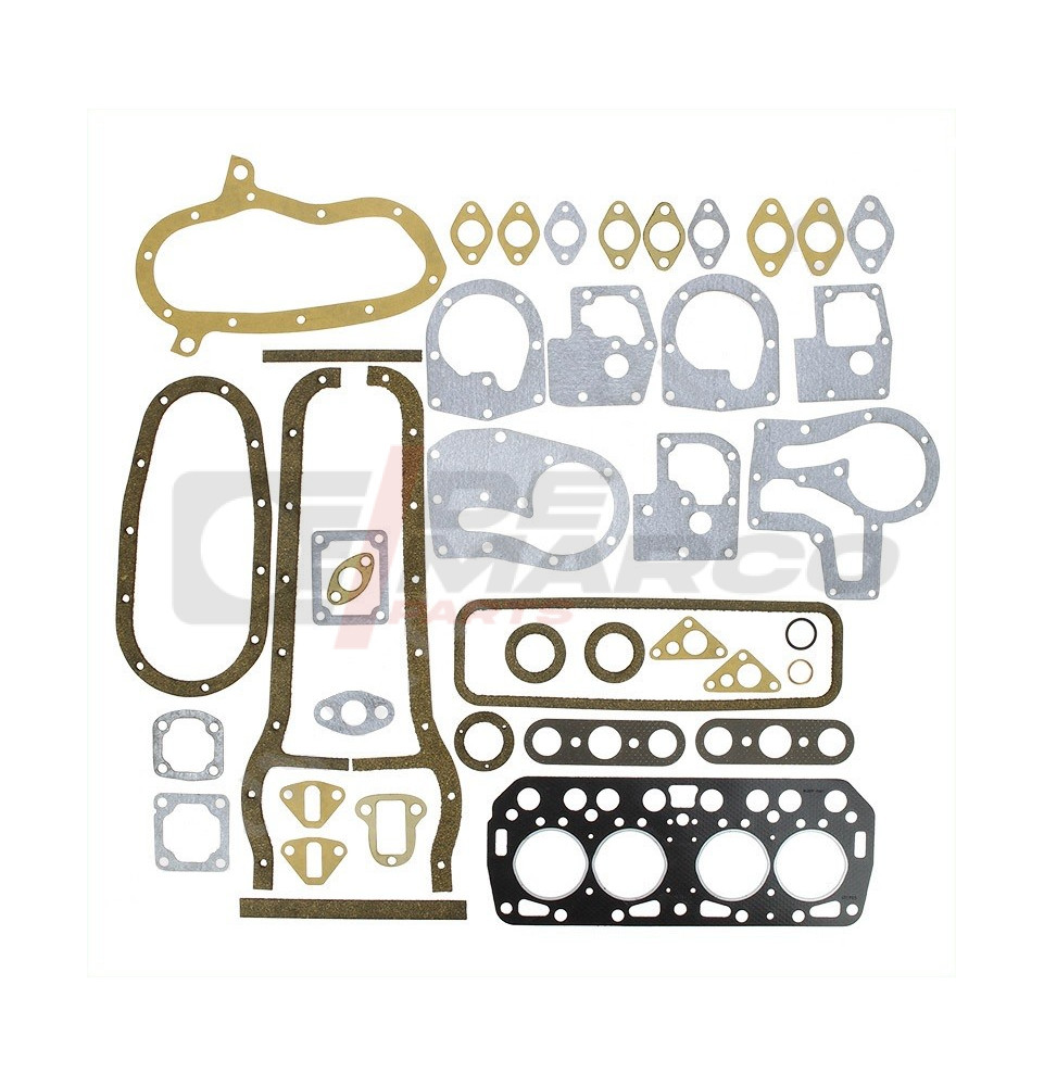 Complete Engine Gasket Kit for Renault Dauphinoise, 4CV, Estafette and Juva 4