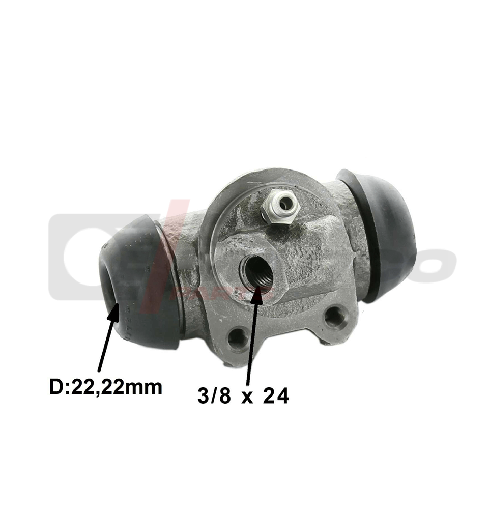 Wheel Brake Cylinder Front On The Right For Renault Dauphine, 4CV, R8