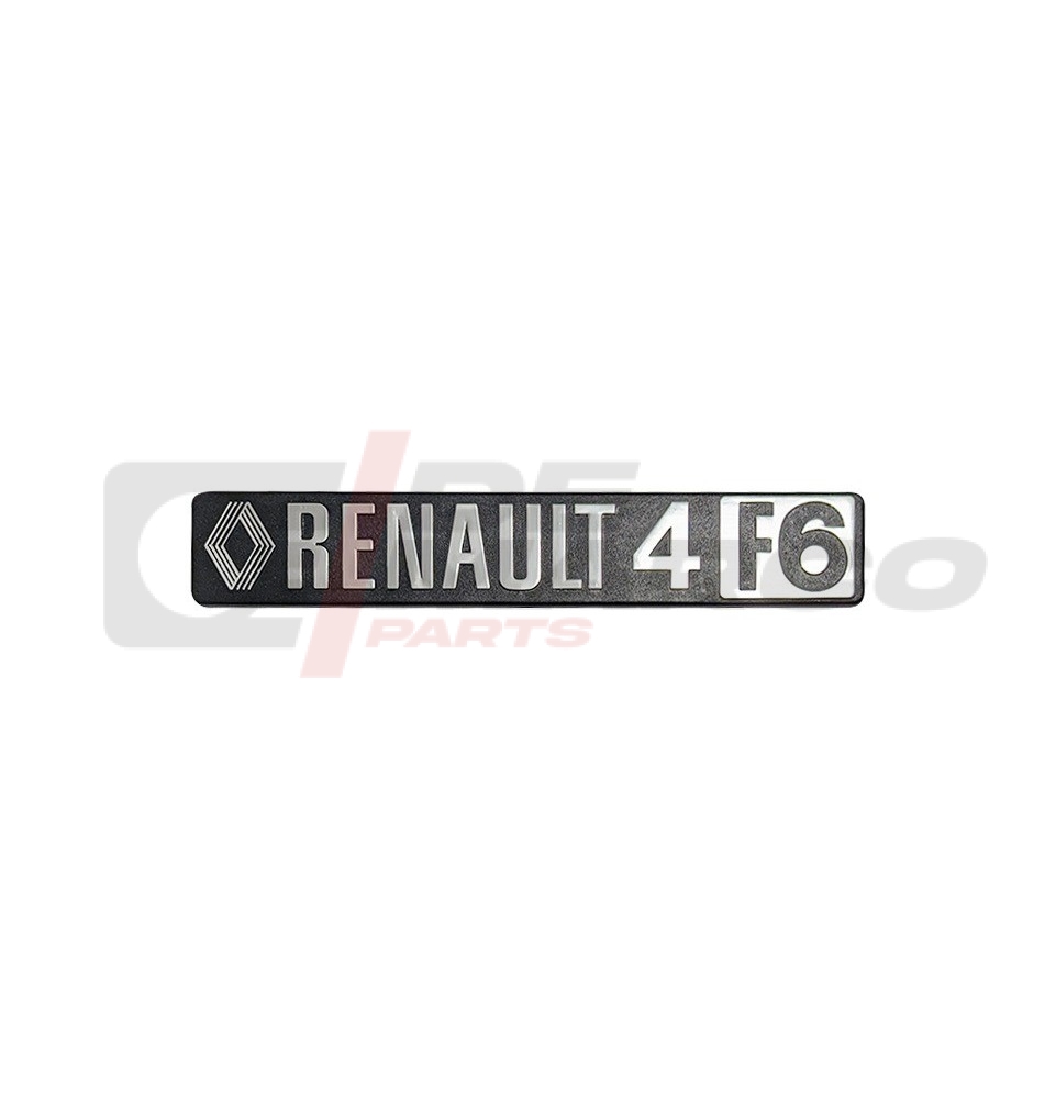 Scritta RENAULT 4 F6 1 Serie