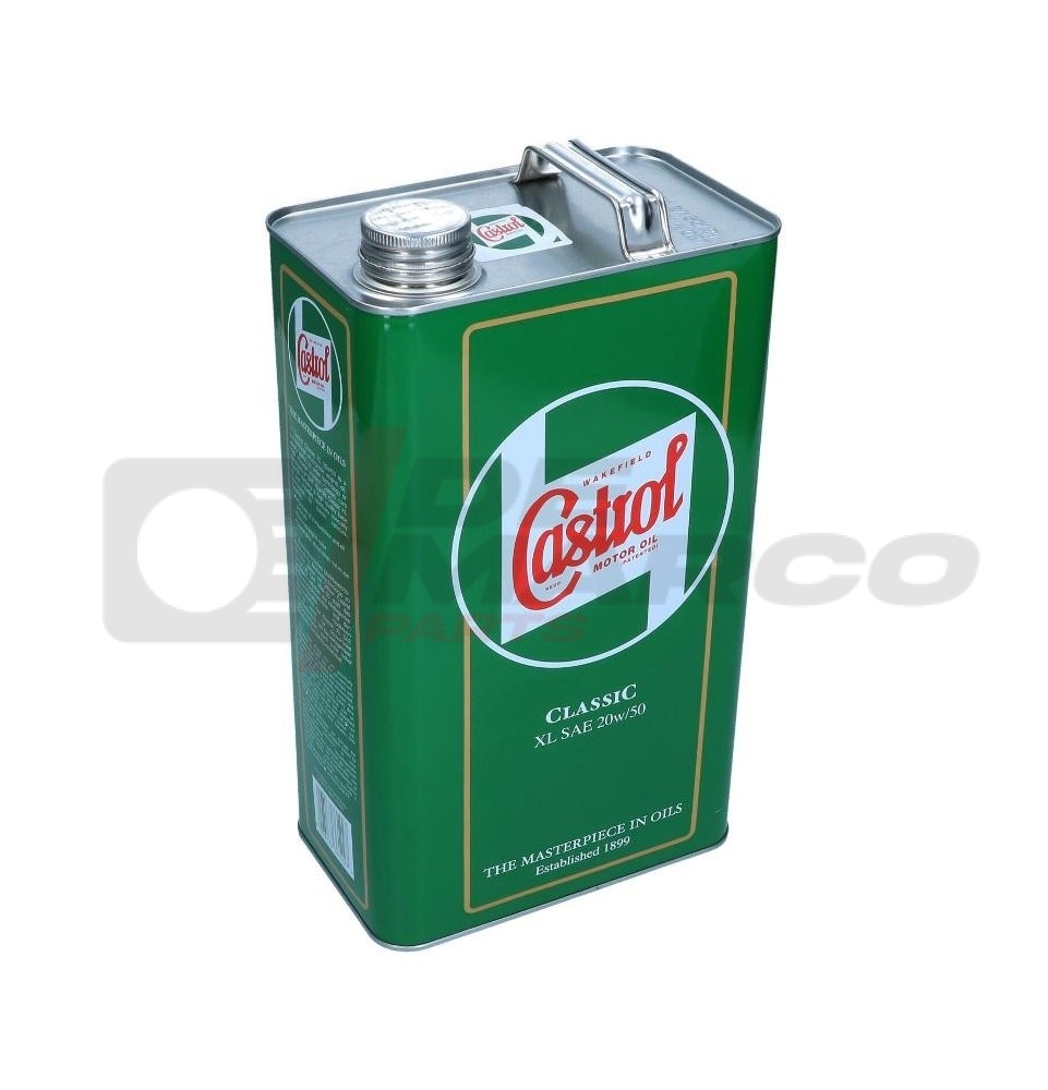 Huile moteur multigrade minérale Castrol 20w50 pour voitures classiques 5L