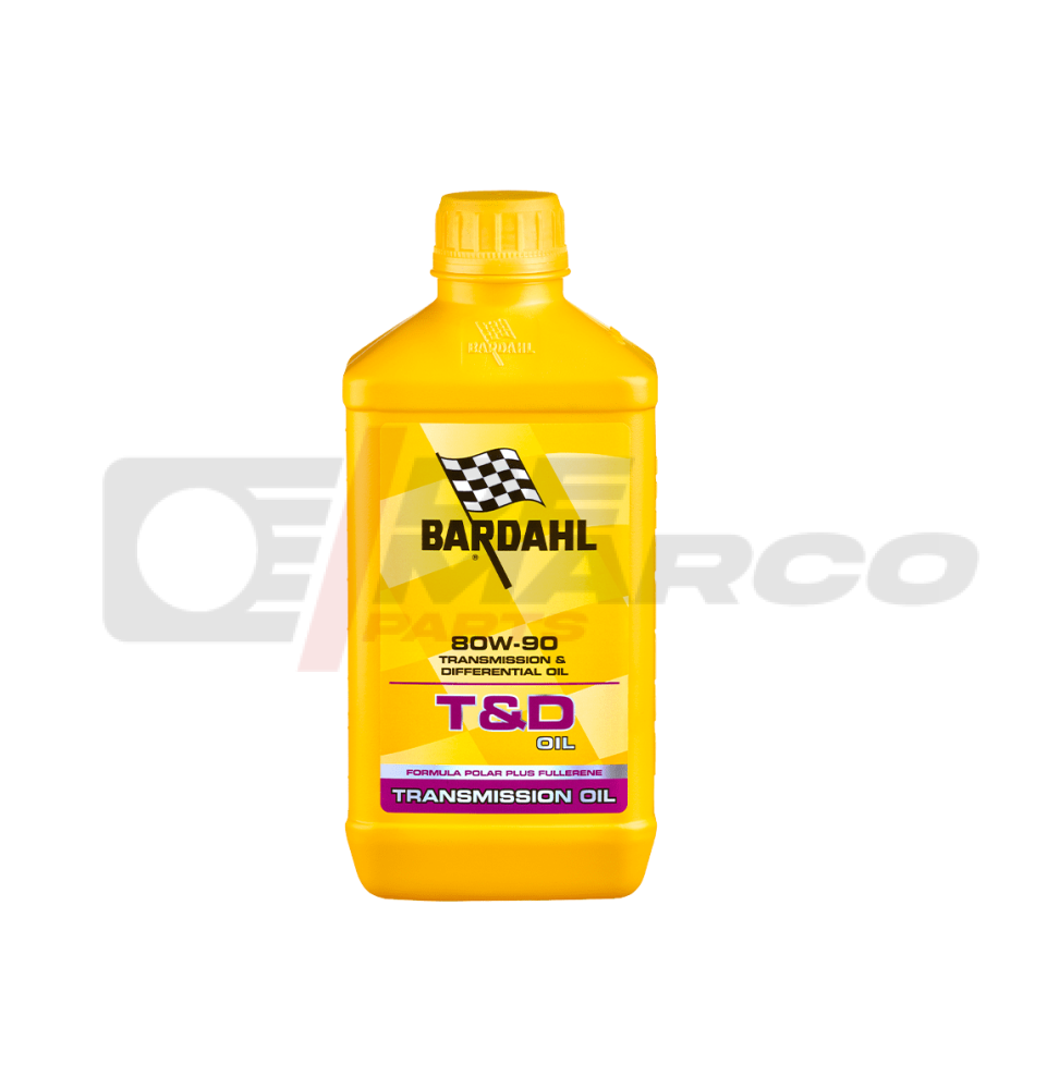 Bardahl T&D 80W90 Lubricant for Gearboxes and Differentials, 1 Liter