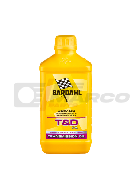 Lubrifiant Bardahl T&D 80W90 pour boîtes de vitesses et différentiels (1L)