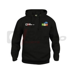 Sweatshirt unisexe noire officielle du Festival Italien de la Renault 4