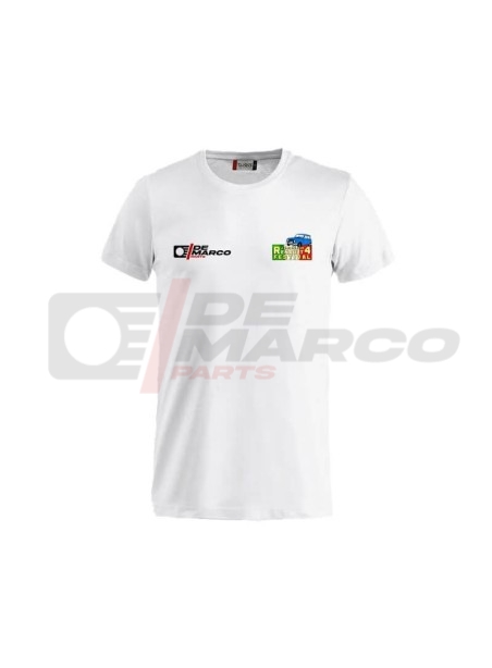 T-shirt blanche officielle du Festival Italien de la Renault 4