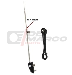 Antenna radio cromata per Renault 4,Dauphine,2CV,Dyane,HY...