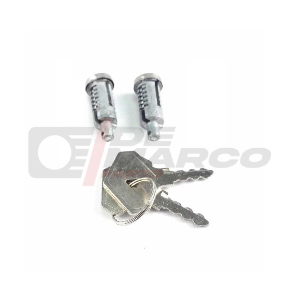 Paire de cylindres de serrure de porte pour Renault 4, R4 F4, R4 F6, R5, R6