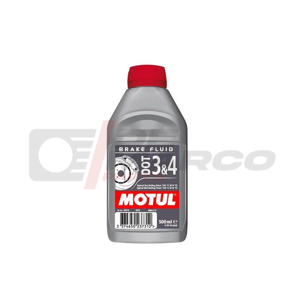 Huile liquide de frein Motul Dot 3 & 4 (0,5 LT)