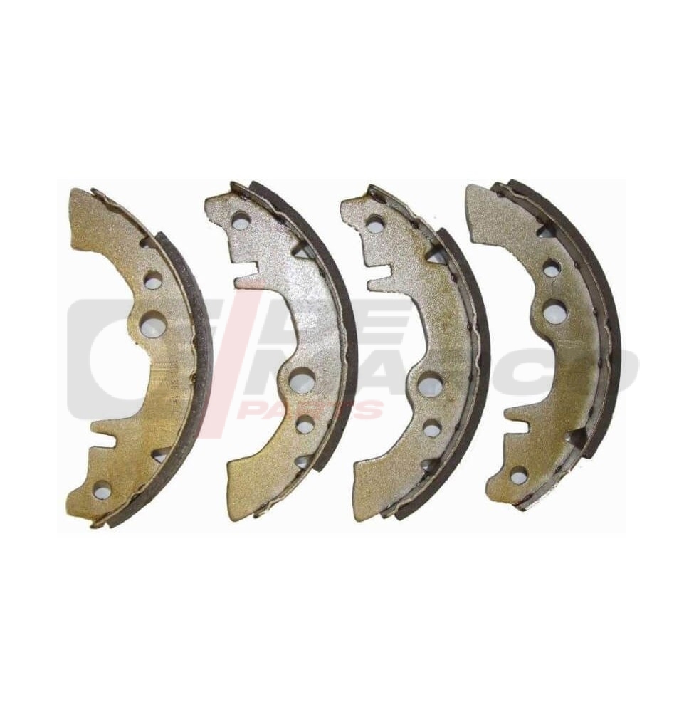 Set de mâchoires de frein arrière pour Renault 4 de 845 à 1108cc et R5