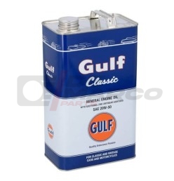 Olio motore Gulf Classic 20w50 minerale per auto d'epoca