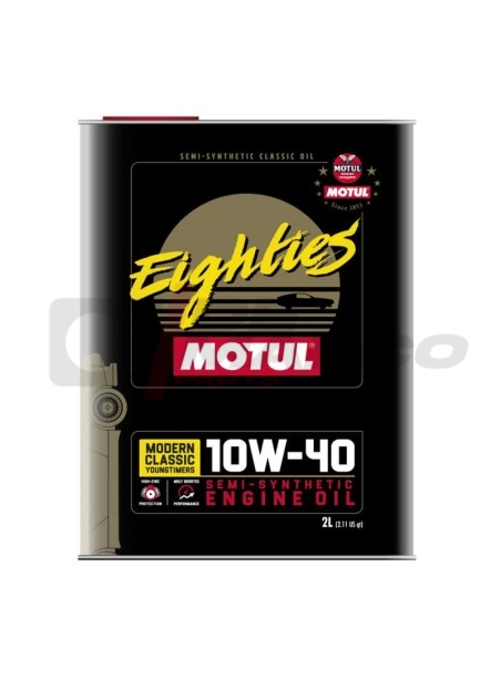 Olio motore Motul 10w40 ''Eighties'' semisintetico multigrado, per auto d'epoca