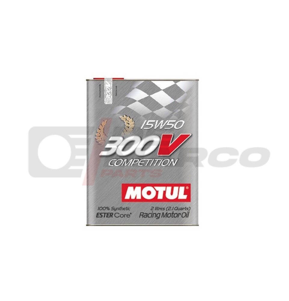 Olio motore Motul 300v Competition 15w50 sintetico, per auto d'epoca elaborate