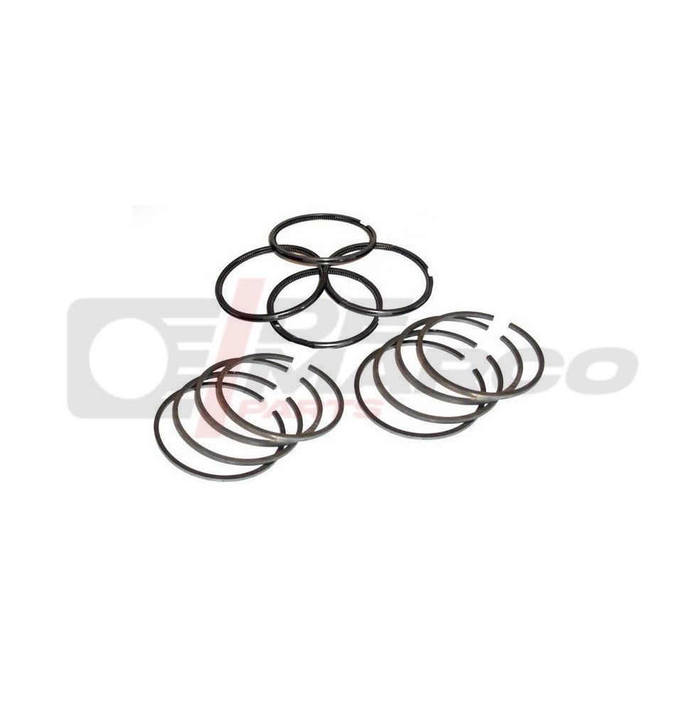 Set fasce elastiche 2 x 2 x 3,5 per Renault 4 845cc, R5, R6...