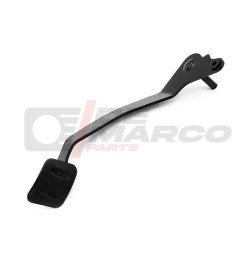 Black metal clutch pedal for vintage Renault 4 vehicles