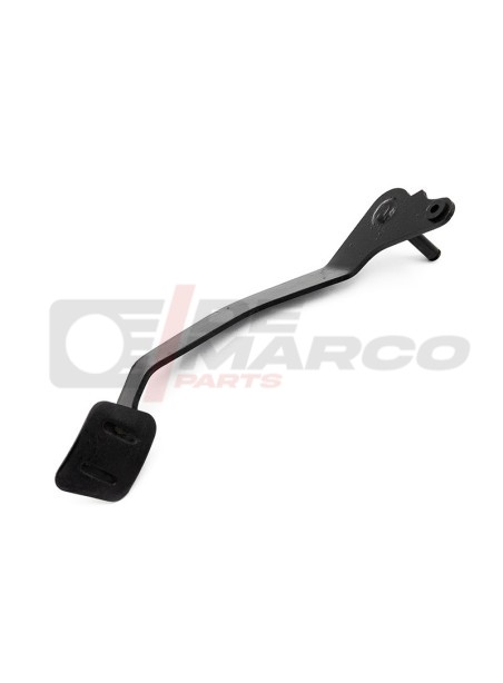 Black metal clutch pedal for vintage Renault 4 vehicles