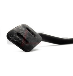 Black metal clutch pedal for vintage Renault 4 vehicles