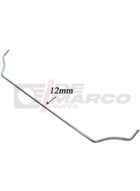 Barra stabilizzatrice anteriore 12mm zincata per Renault 4 R4, R6