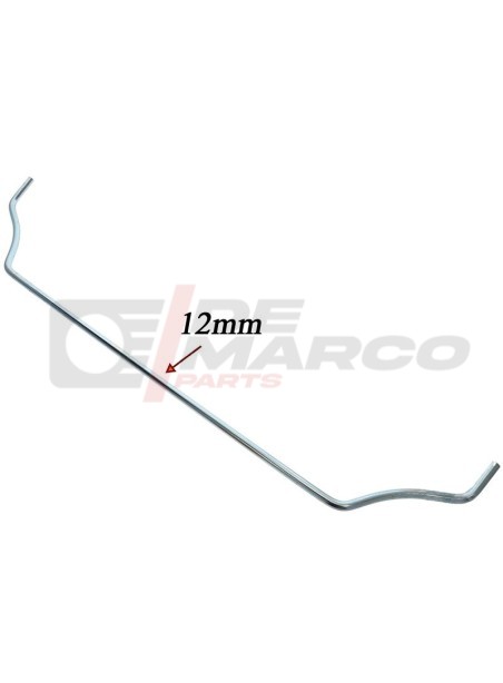 Front Stabilizer Bar 12mm Galvanized for Renault 4, R5 and R6