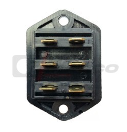 Original black colored electrical fuse connector for vintage Renault vehicles