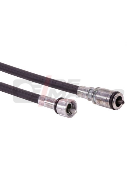 Black speedometer cable for vintage Renault 4 vehicles