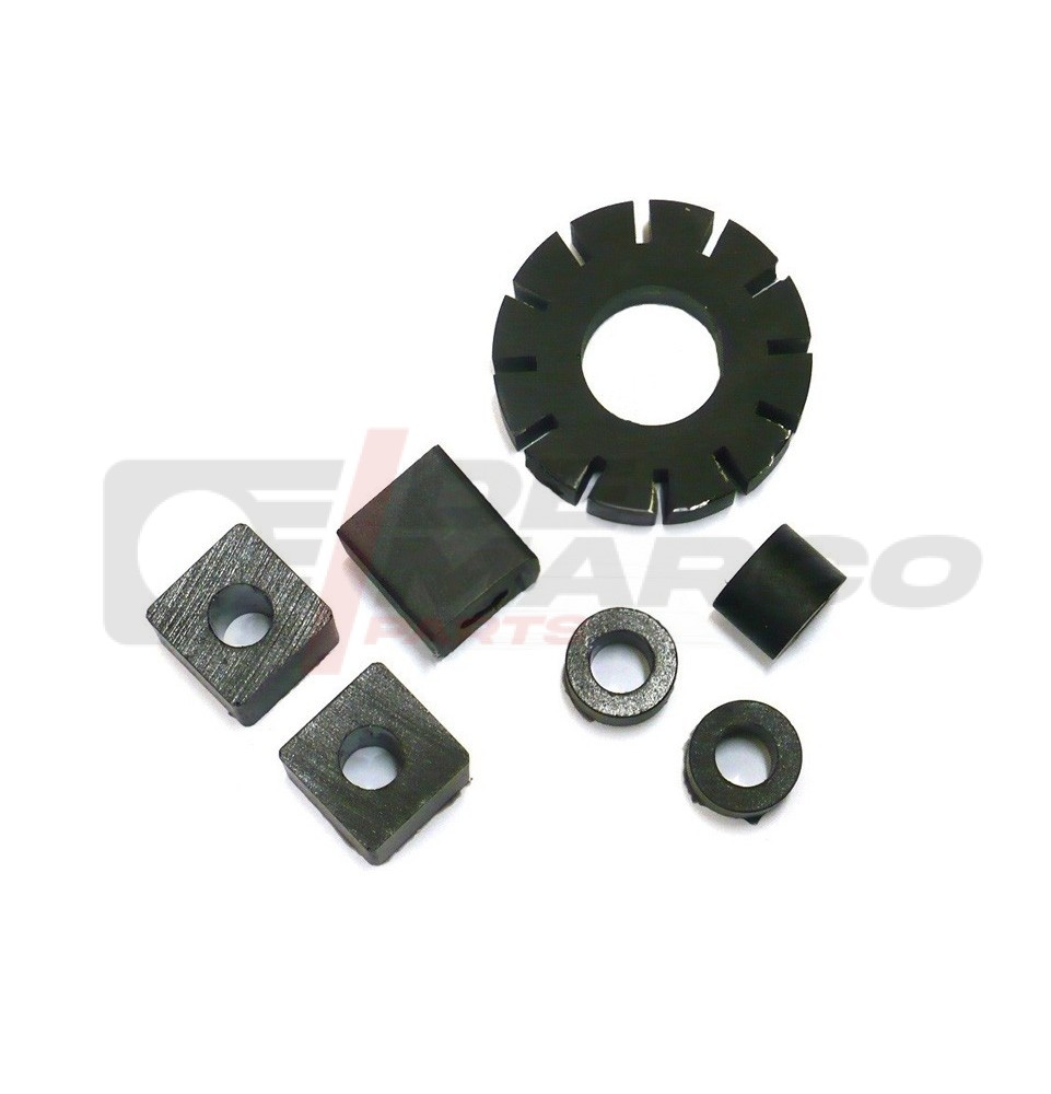 Black windshield wiper motor repair rubber kit for vintage Renault, Citroen and Peugeot vehicles