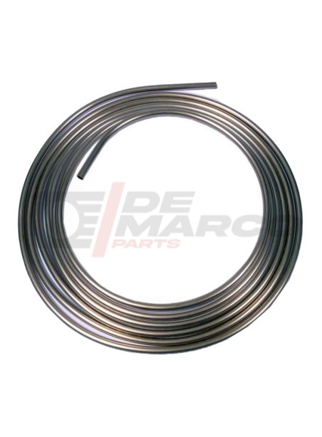 Semi-rigid silver-plated copper fuel hose set of 5 meters for Renault 4 classic vehicles