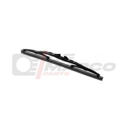 Black plastic wiper blade suitable for vintage vehicles