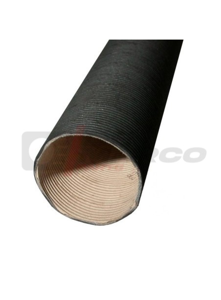 Flexible aluminum tube and black cardboard for filter box preheating