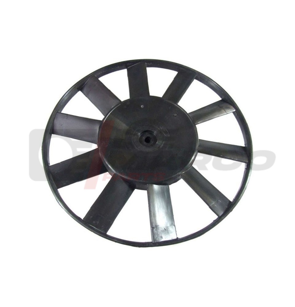 Durable black plastic cooling fan for Renault classic vehicles