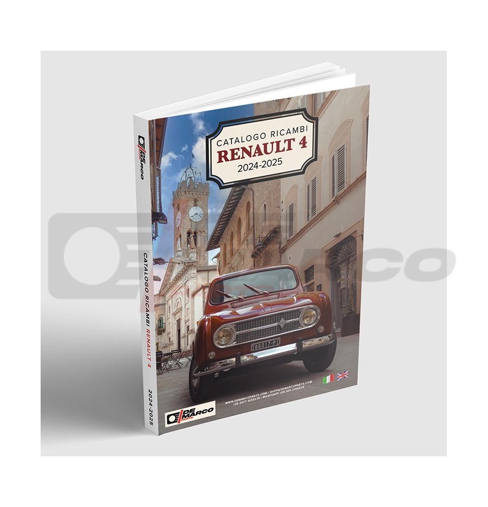 Copertina catalogo ricambi Renault 4 2024-2025 De Marco Parts