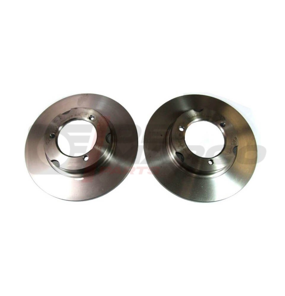 Pair of front brake discs for Renault 16, Alpine A110 and Alpine A310