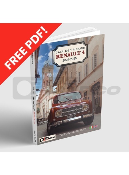 Front page of the Renault 4 Spare Parts Catalog