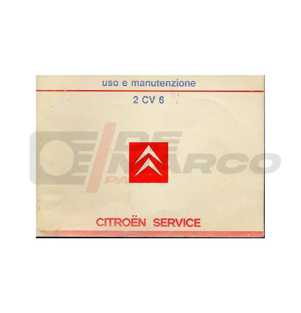 Citroen 2CV6 Use and Maintenance Manual