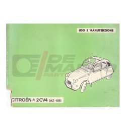 Citroen 2CV4 (AZ-KB) Use and Maintenance Manual