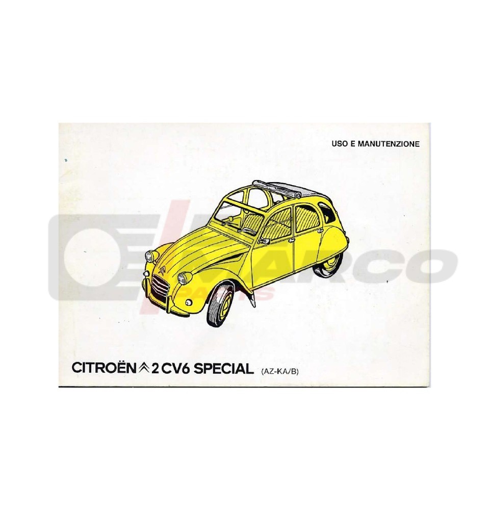 Citroen 2CV6 Special (AZ-KA/B) Use and Maintenance Manual