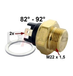 Cooling fan thermo switch bulb for vintage vehicles