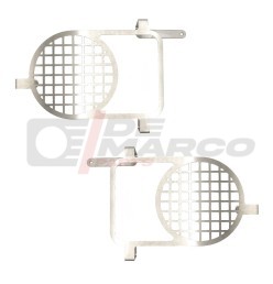 Headlight protection grills for Renault 4, pair